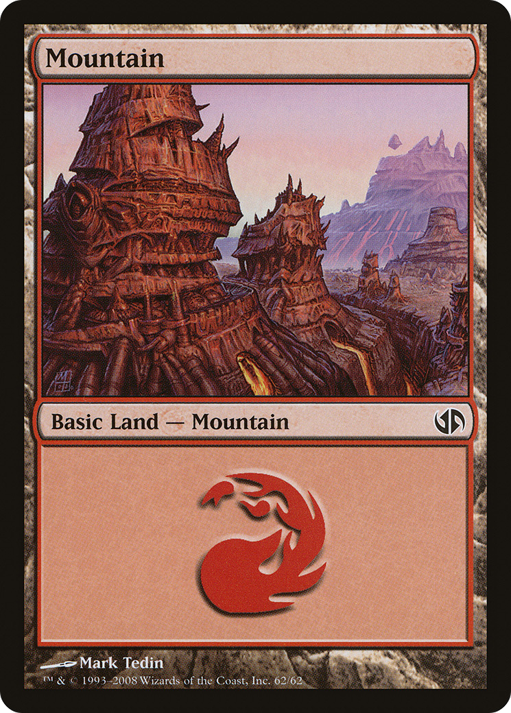 Mountain (DD2-062) [Misc] Duel Decks: Jace vs. Chandra MTG Single Wizards of the Coast