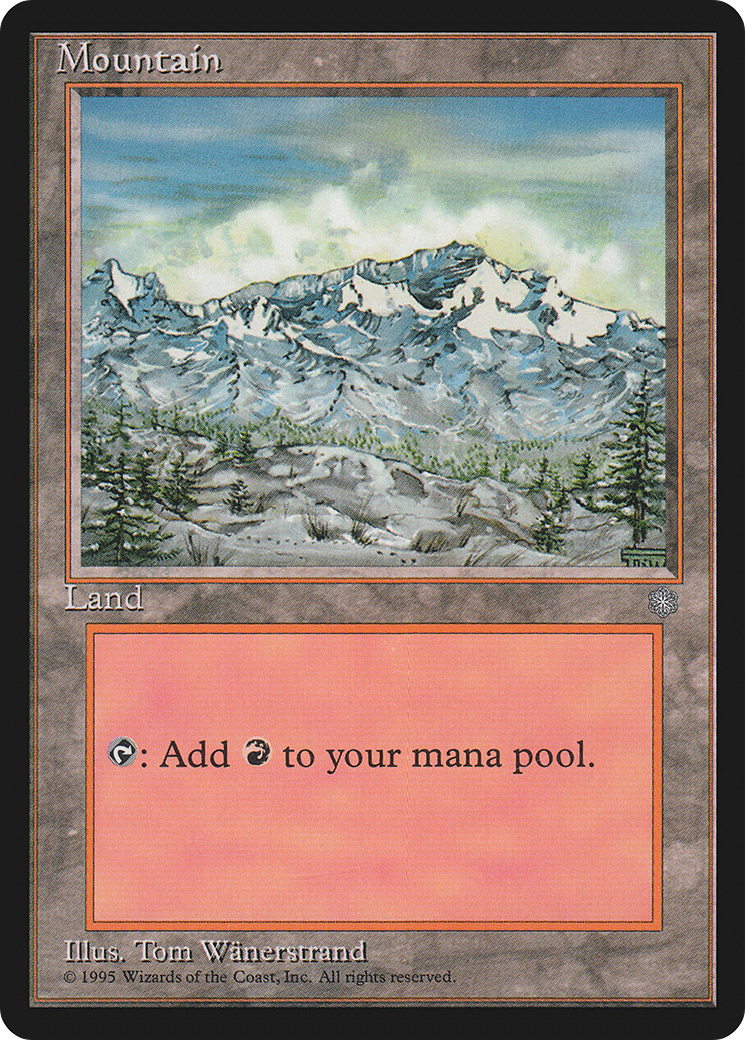 Mountain (ICE-376) [Ice Age] MTG Single Wizards of the Coast