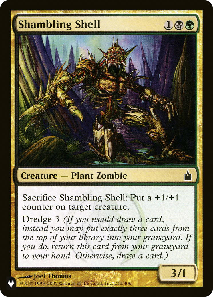 Shambling Shell (LIST-RAV-230) [Mystery Booster] The List MTG Single Wizards of the Coast