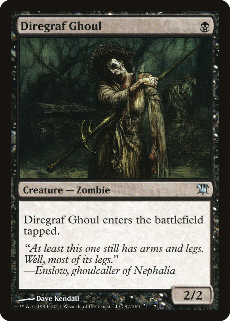 Diregraf Ghoul (ISD-097) [Innistrad] MTG Single Wizards of the Coast