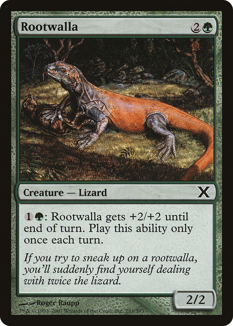 Rootwalla (10E-293) [Tenth Edition] Foil MTG Single Wizards of the Coast