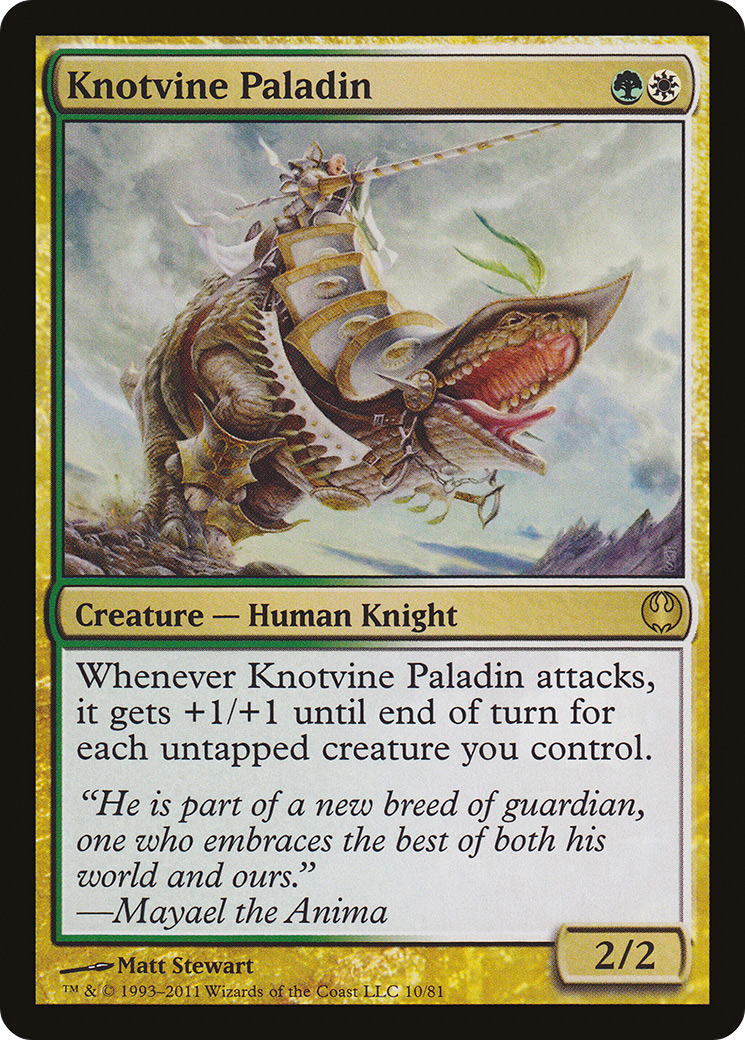 Knotvine Paladin (DDG-010) [Misc] Duel Decks: Knights vs. Dragons MTG Single Wizards of the Coast