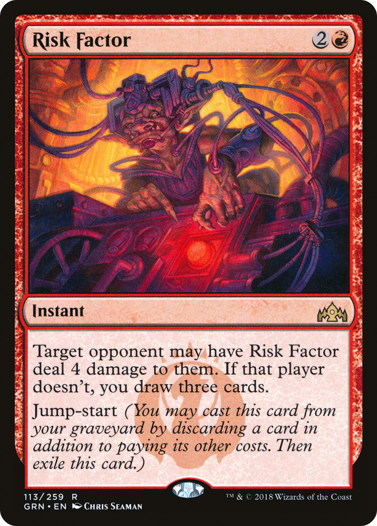 Risk Factor (GRN-113) [Guilds of Ravnica] MTG Single Wizards of the Coast