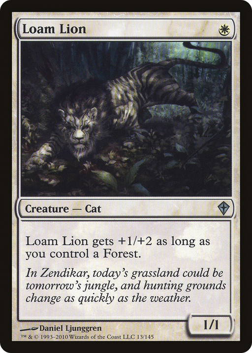 Loam Lion (WWK-013) [Worldwake] MTG Single Wizards of the Coast