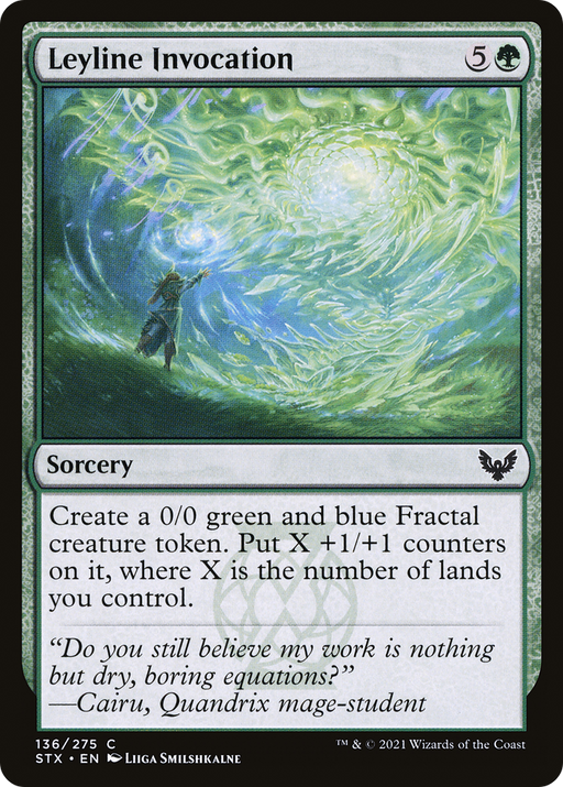 Leyline Invocation (STX-136) [Strixhaven: School of Mages] MTG Single Wizards of the Coast