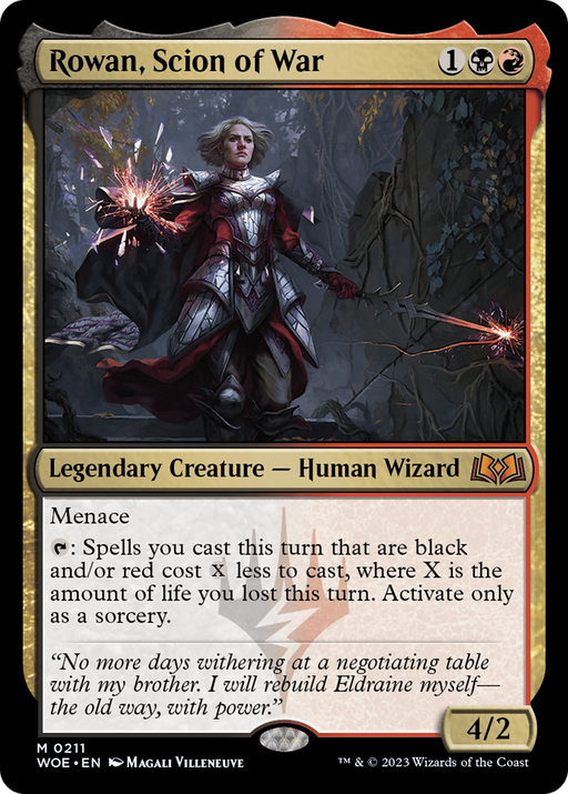 Rowan, Scion of War (WOE-211) [Wilds of Eldraine] MTG Single Wizards of the Coast