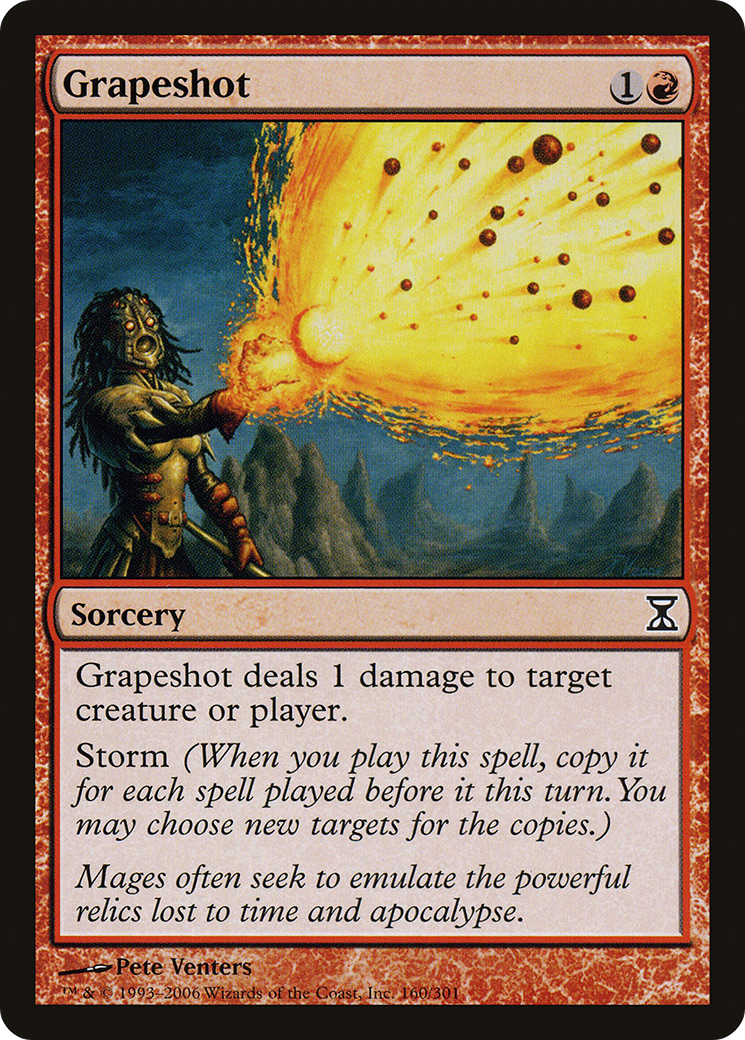 Grapeshot (TSP-160) [Time Spiral] Foil MTG Single Wizards of the Coast