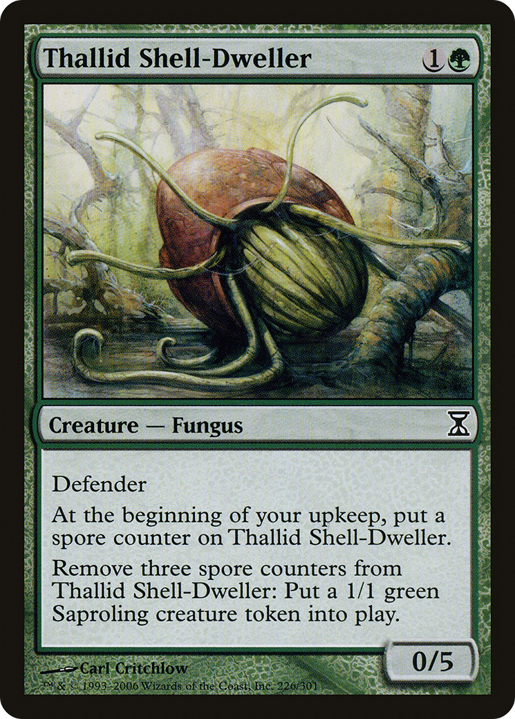 Thallid Shell-Dweller (TSP-226) [Time Spiral] Foil MTG Single Wizards of the Coast