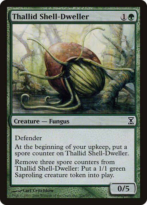 Thallid Shell-Dweller (TSP-226) [Time Spiral] Foil MTG Single Wizards of the Coast