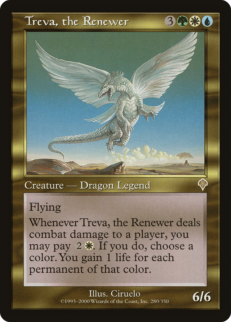 Treva, the Renewer (INV-280) [Invasion] Foil MTG Single Wizards of the Coast