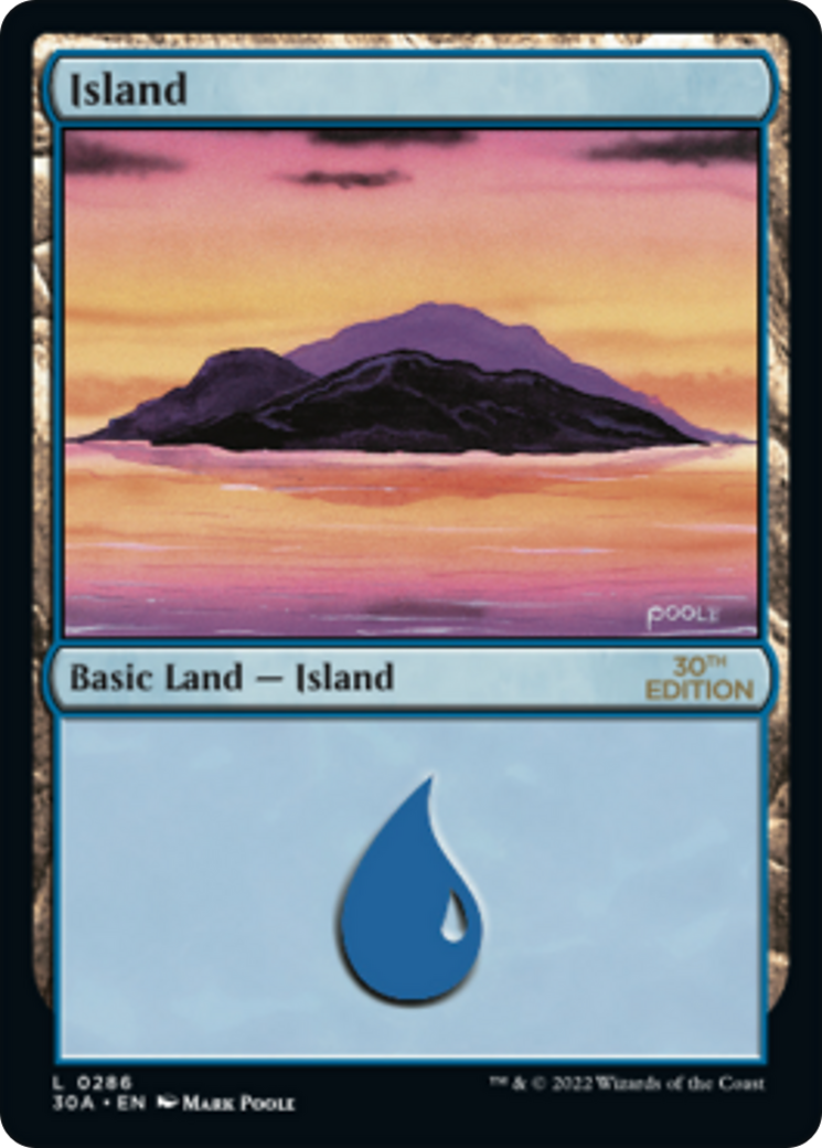 Island (30A-286) [30th Anniversary Edition] MTG Single Wizards of the Coast