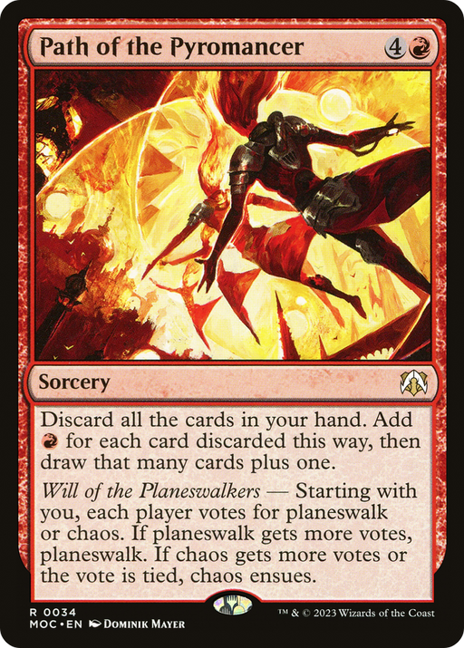 Path of the Pyromancer (MOC-034) [March of the Machine Commander] MTG Single Wizards of the Coast