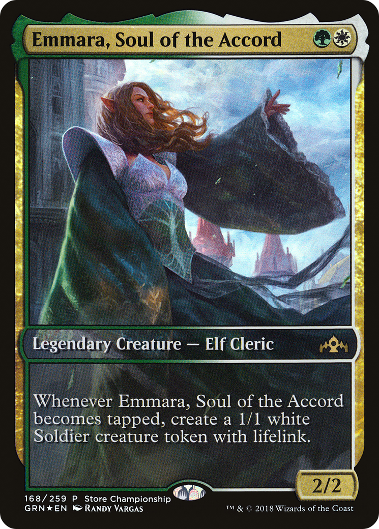 Emmara, Soul of the Accord (GAME-168) [Guilds of Ravnica Promos] Foil MTG Single Wizards of the Coast