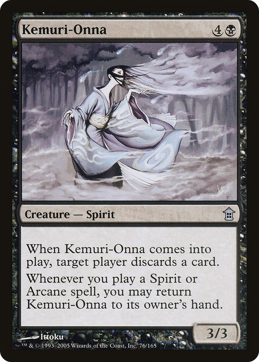 Kemuri-Onna (SOK-076) [Saviors of Kamigawa] MTG Single Wizards of the Coast