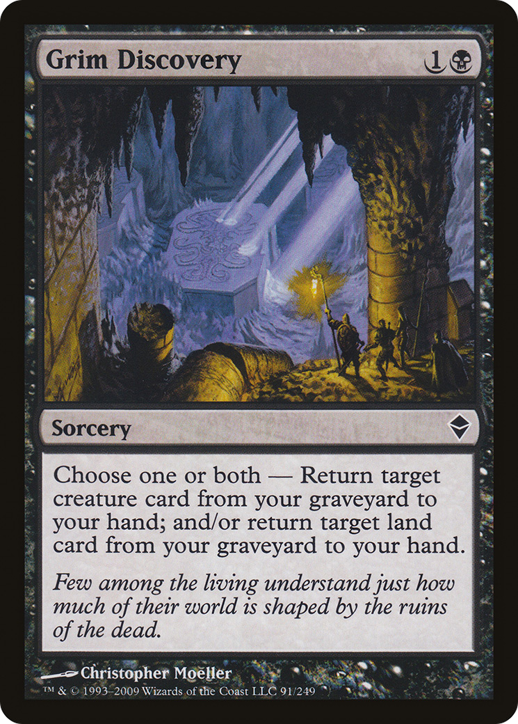 Grim Discovery (ZEN-091) [Zendikar] MTG Single Wizards of the Coast