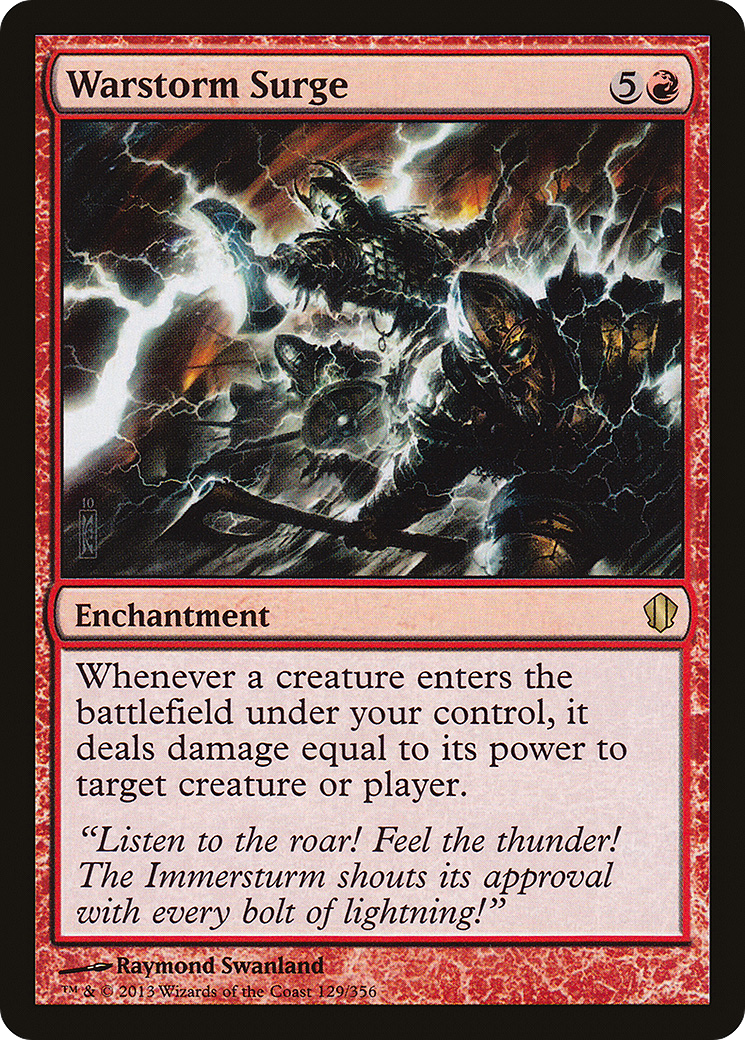 Warstorm Surge (C13-129) [Commander 2013] MTG Single Wizards of the Coast