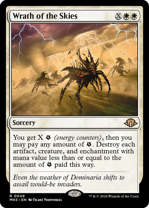 Wrath of the Skies (MH3-049) [Modern Horizons 3] Foil MTG Single Modern Horizons 3
