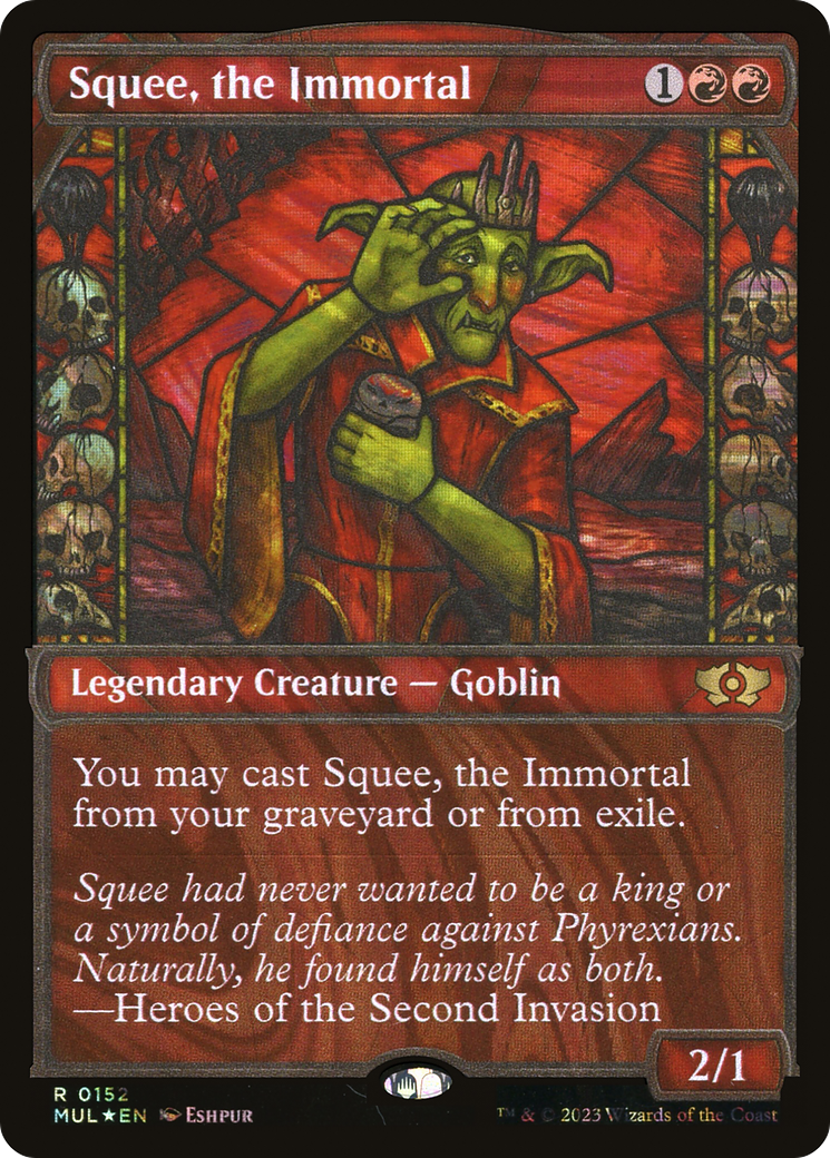 Squee, the Immortal (MUL-152) [Multiverse Legends] (Showcase) Foil MTG Single Wizards of the Coast