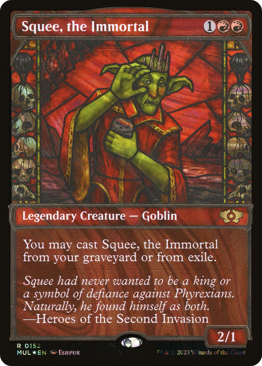 Squee, the Immortal (MUL-152) [Multiverse Legends] (Showcase) Foil MTG Single Wizards of the Coast