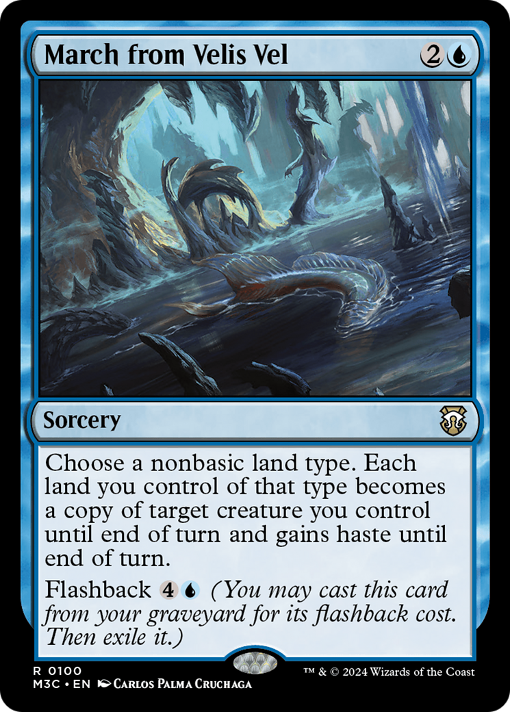 March from Velis Vel (M3C-100) [Modern Horizons 3 Commander] MTG Single Wizards of the Coast