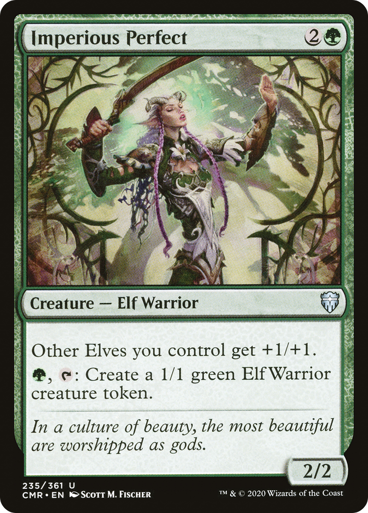 Imperious Perfect (CMR-235) [Commander Legends] MTG Single Wizards of the Coast