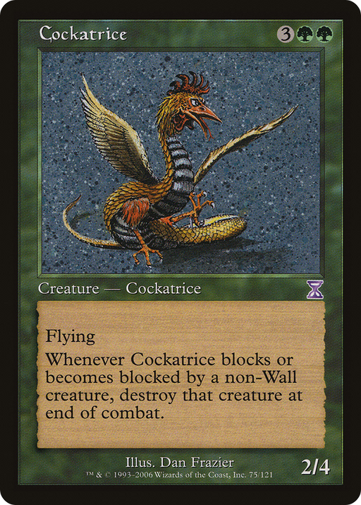 Cockatrice (TSB-075) [Time Spiral Timeshifted] MTG Single Wizards of the Coast