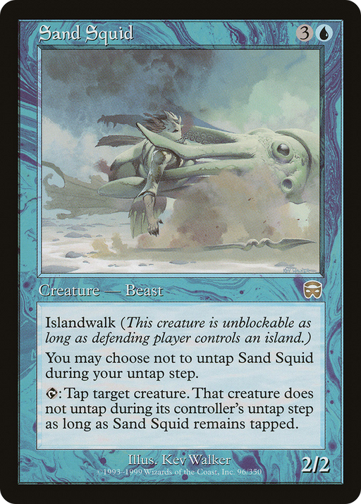 Sand Squid (MMQ-096) [Mercadian Masques] Foil MTG Single Wizards of the Coast