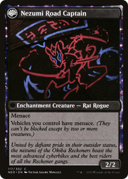 Okiba Reckoner Raid // Nezumi Road Captain (NEO-117) [Kamigawa: Neon Dynasty] Foil MTG Single Wizards of the Coast