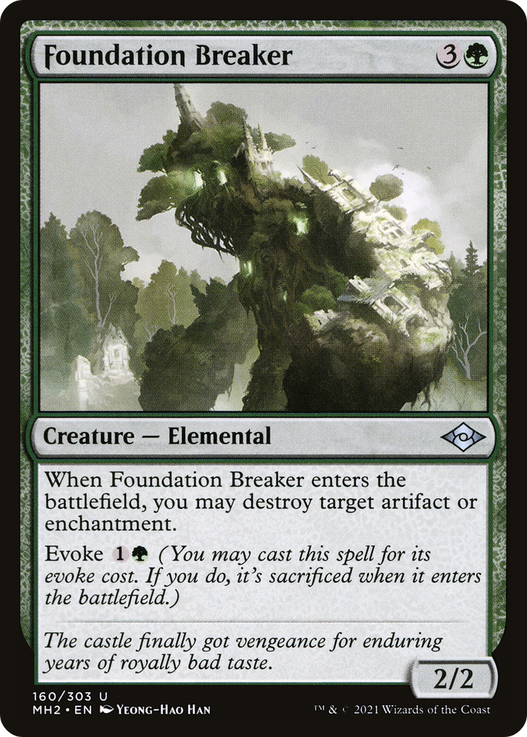 Foundation Breaker (MH2-160) [Modern Horizons 2] Foil MTG Single Modern Horizons 2