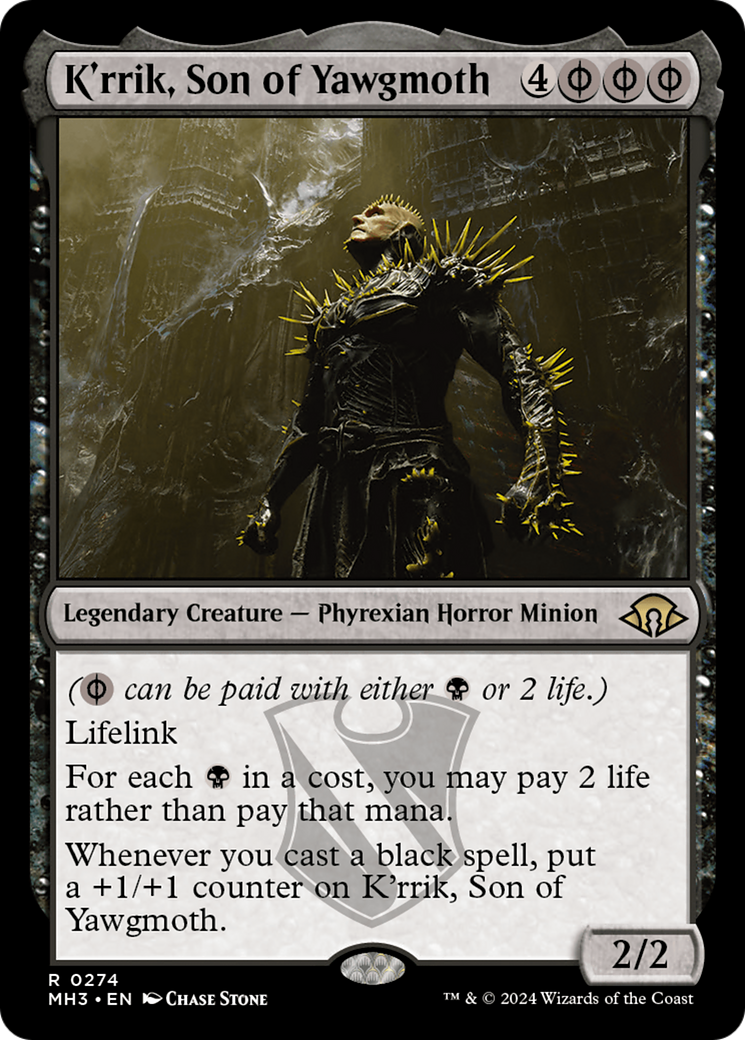 K'rrik, Son of Yawgmoth (MH3-274) [Modern Horizons 3] MTG Single Modern Horizons 3