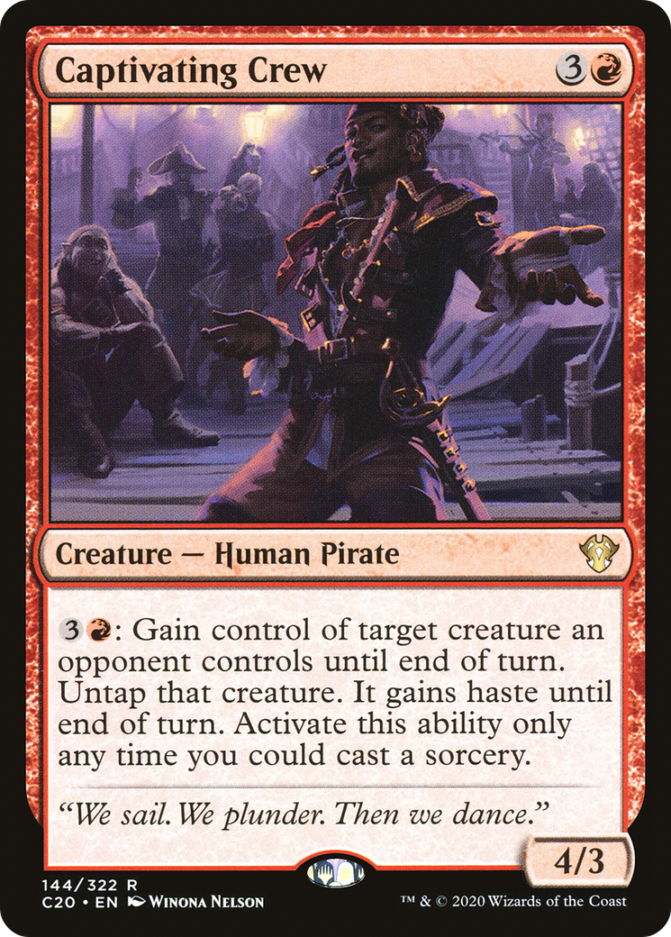 Captivating Crew (C20-144) [Commander 2020] MTG Single Wizards of the Coast