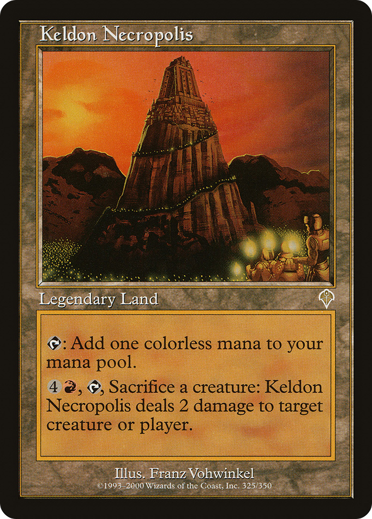 Keldon Necropolis (INV-325) [Invasion] MTG Single Wizards of the Coast