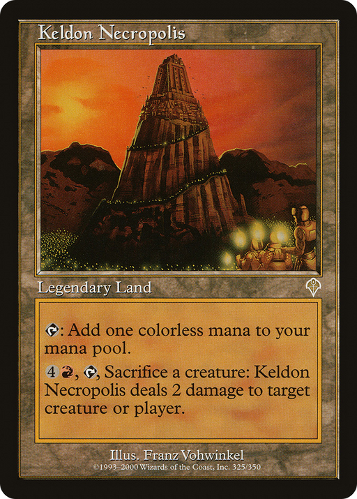Keldon Necropolis (INV-325) [Invasion] MTG Single Wizards of the Coast
