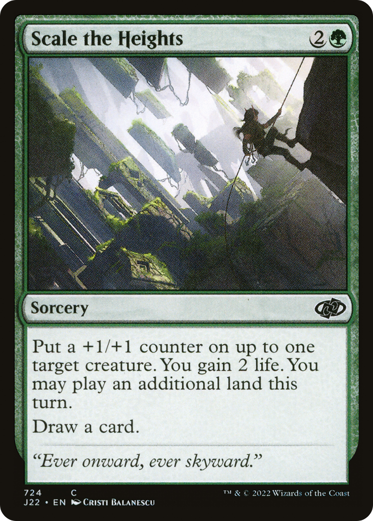 Scale the Heights (J22-724) [Jumpstart 2022] MTG Single Wizards of the Coast