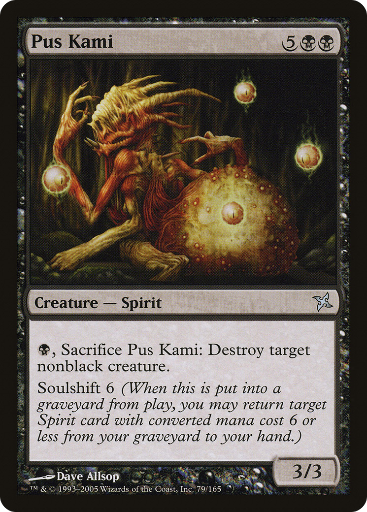 Pus Kami (BOK-079) [Betrayers of Kamigawa] MTG Single Wizards of the Coast