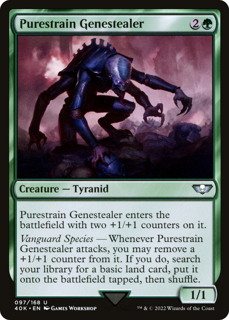 Purestrain Genestealer (40K-097) [Warhammer 40,000 Commander] MTG Single Wizards of the Coast