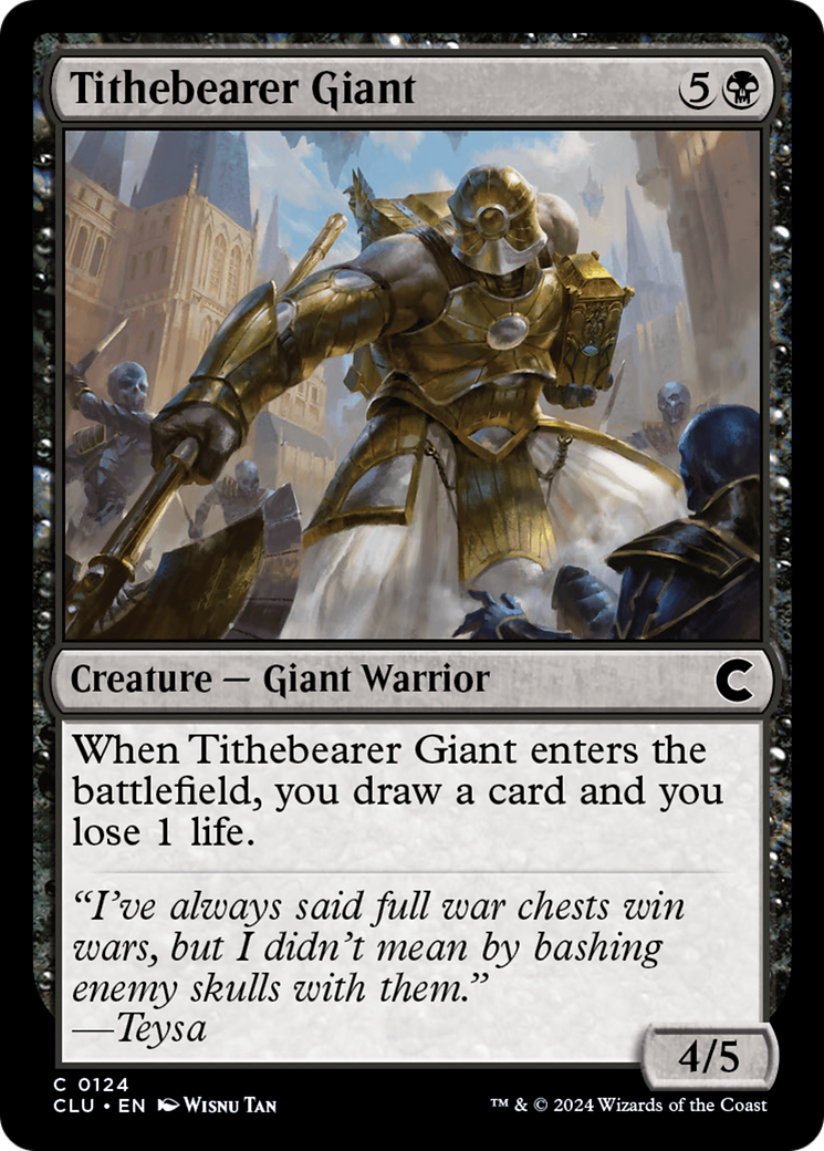 Tithebearer Giant (CLU-124) [Ravnica: Clue Edition] MTG Single Wizards of the Coast