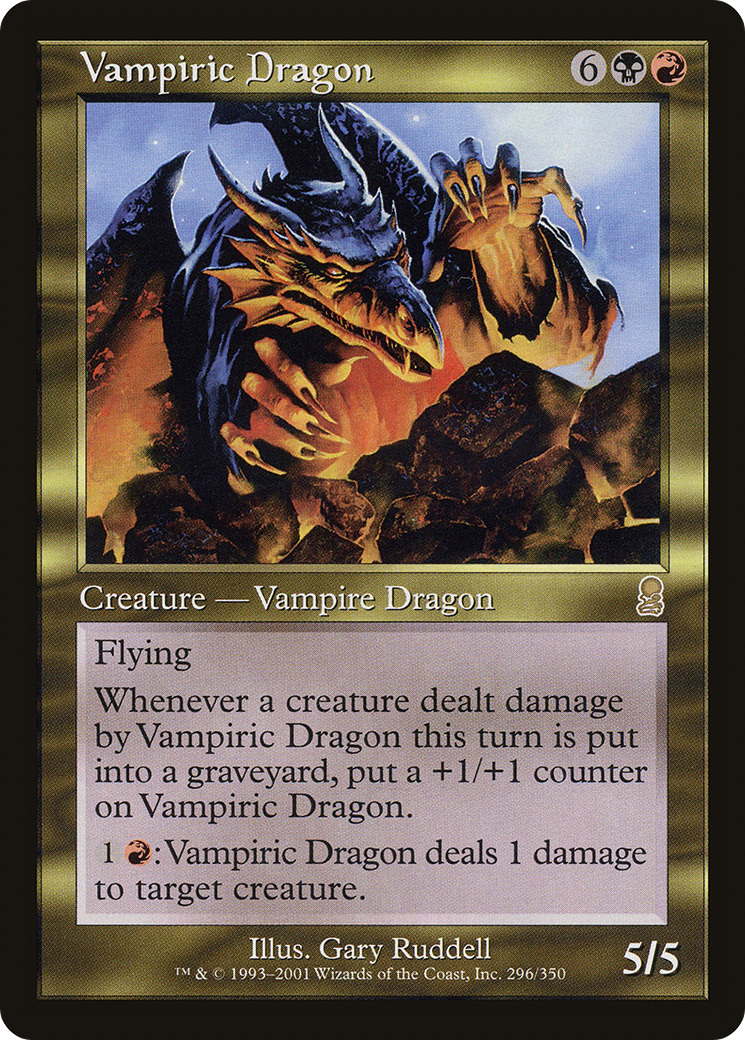 Vampiric Dragon (ODY-296) [Odyssey] MTG Single Wizards of the Coast