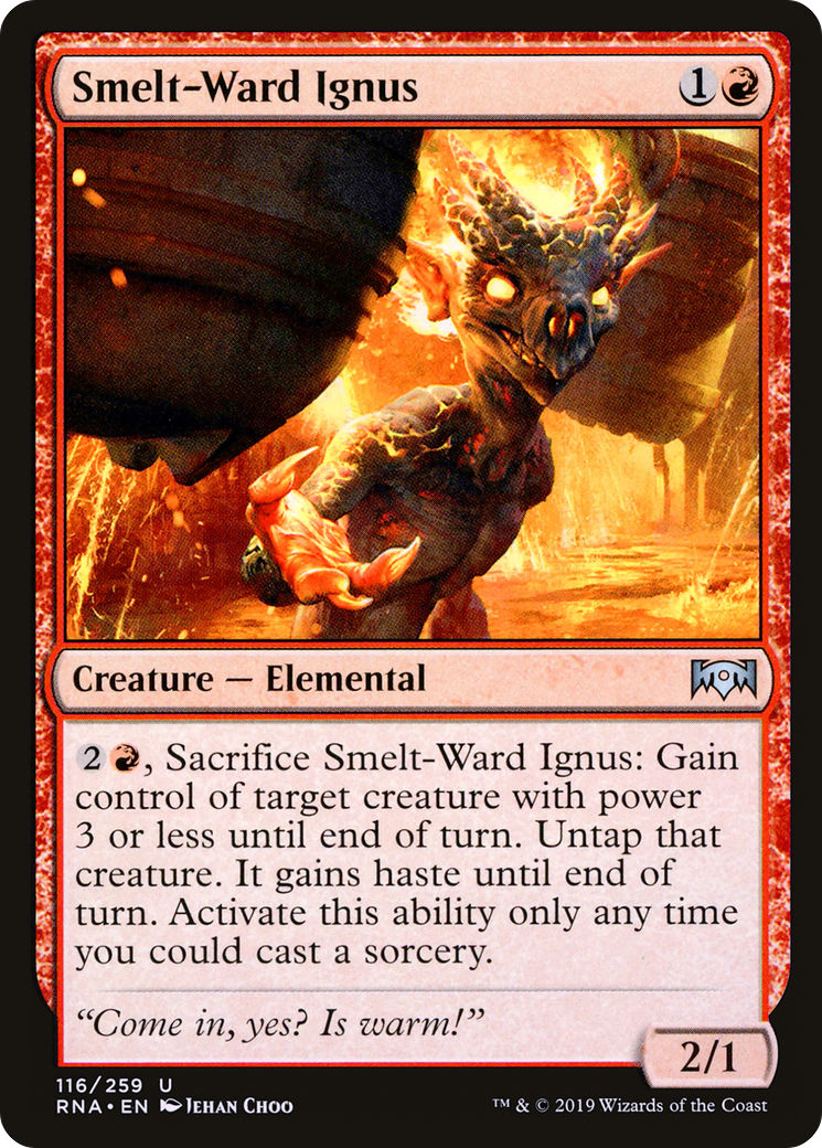 Smelt-Ward Ignus (RNA-116) [Ravnica Allegiance] MTG Single Wizards of the Coast