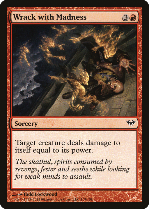 Wrack with Madness (DKA-107) [Dark Ascension] MTG Single Wizards of the Coast