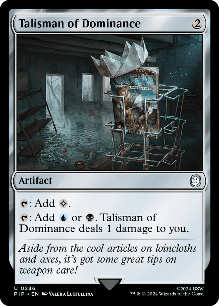 Talisman of Dominance (PIP-246) [Fallout] Foil MTG Single Wizards of the Coast