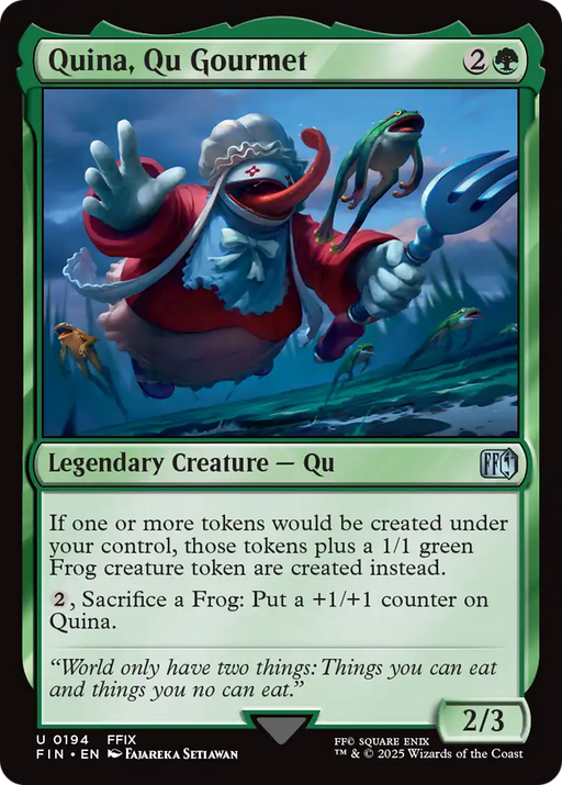 Quina, Qu Gourmet (FIN-194) [FINAL FANTASY] MTG Single Wizards of the Coast