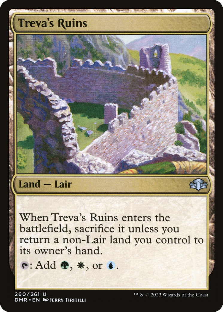 Treva's Ruins (DMR-260) [Dominaria Remastered] MTG Single Wizards of the Coast
