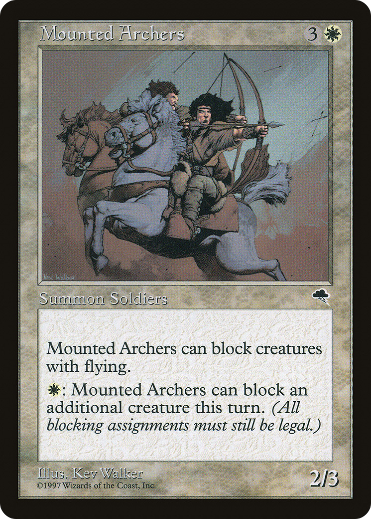 Mounted Archers (TMP-030) [Tempest] MTG Single Wizards of the Coast