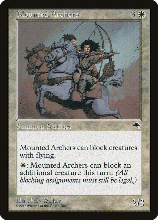 Mounted Archers (TMP-030) [Tempest] MTG Single Wizards of the Coast