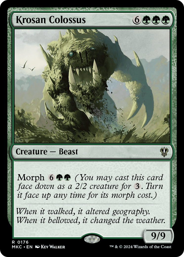 Krosan Colossus (MKC-176) [Murders at Karlov Manor Commander] MTG Single Wizards of the Coast