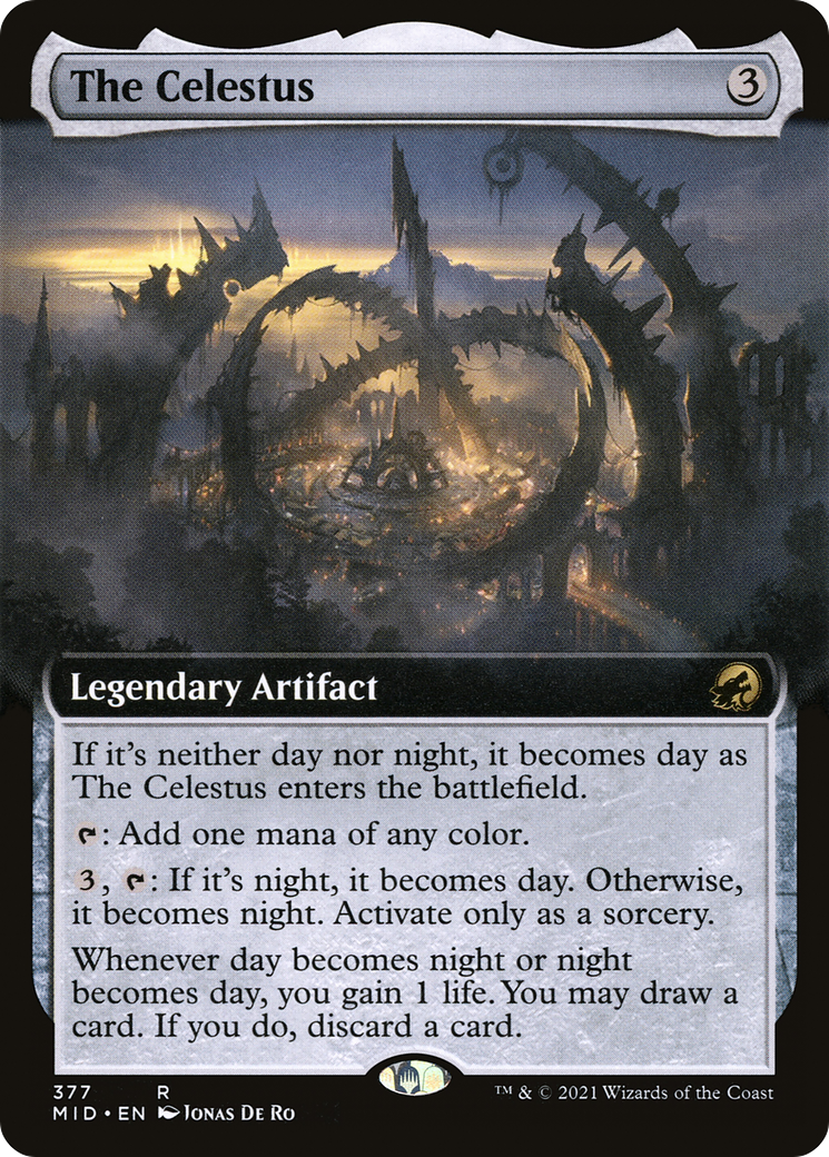 The Celestus (MID-377) [Innistrad: Midnight Hunt] (Extended Art) MTG Single Wizards of the Coast