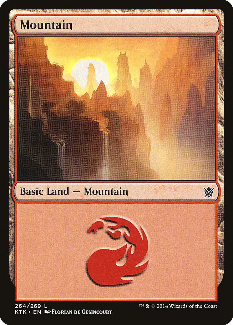 Mountain (KTK-264) [Khans of Tarkir] MTG Single Wizards of the Coast