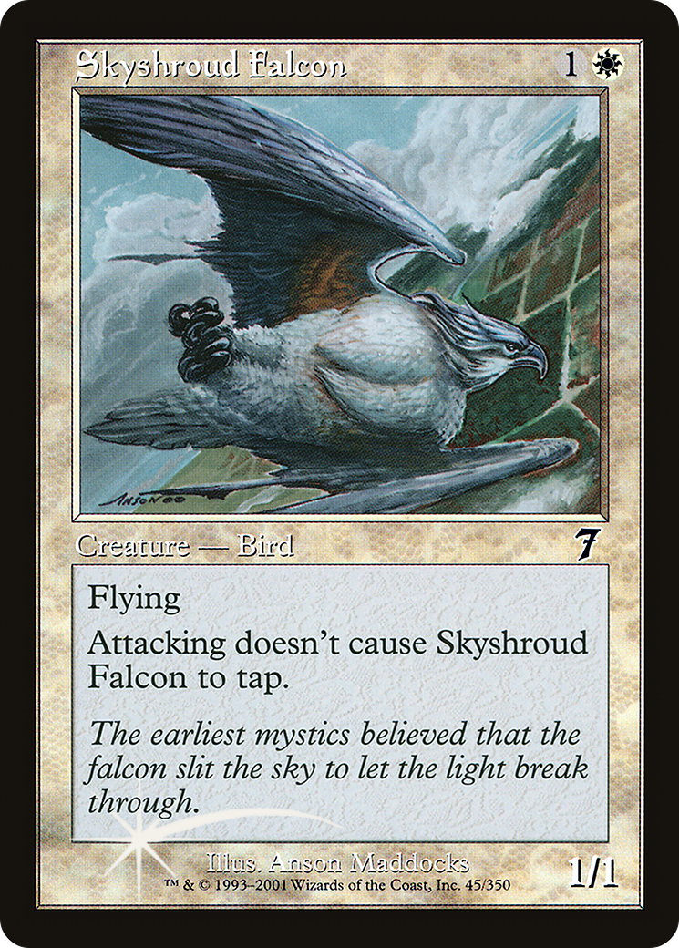 Skyshroud Falcon (7ED-045) [7th Edition] MTG Single Wizards of the Coast