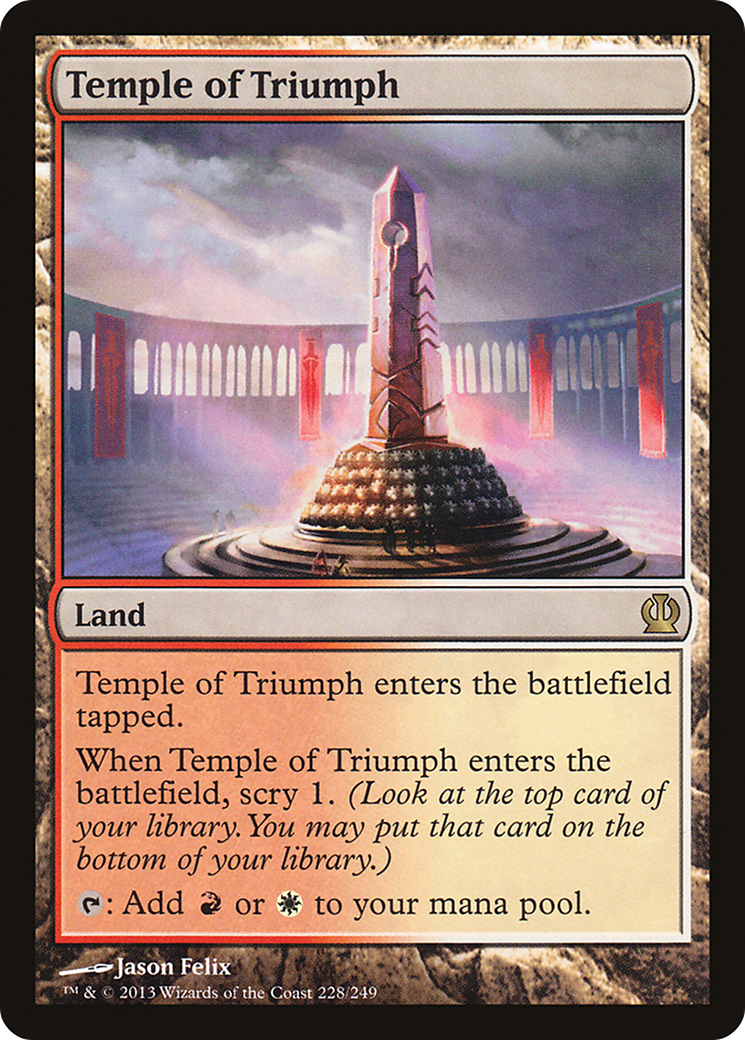 Temple of Triumph (THS-228) [Theros] MTG Single Wizards of the Coast
